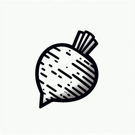Hand drawn onion. Vector illustration. Isolated on white background.