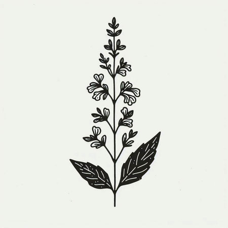 Hand drawn herbs and spices collection. Botanical vector illustration in vintage style.