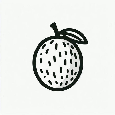 Strawberry icon. Hand drawn sketch style. Vector illustration.の写真素材