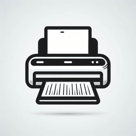 Printer icon. Printer icon. Printer vector illustration.