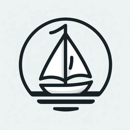 Sailboat icon. Sailboat icon. Sailboat icon. Sailboat icon. Sailboat icon