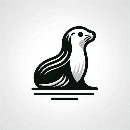 seal icon on white background. vector illustration. eps 10の写真素材