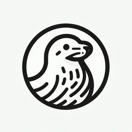 Seal icon. Vector illustration of a seal on a light background.の写真素材