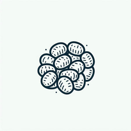 Grapes line icon, vector illustration, editable stroke.