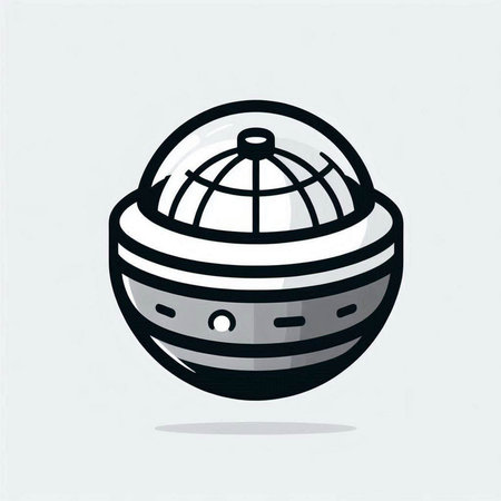 Globe icon, vector illustration. Flat design style with shadow.の写真素材
