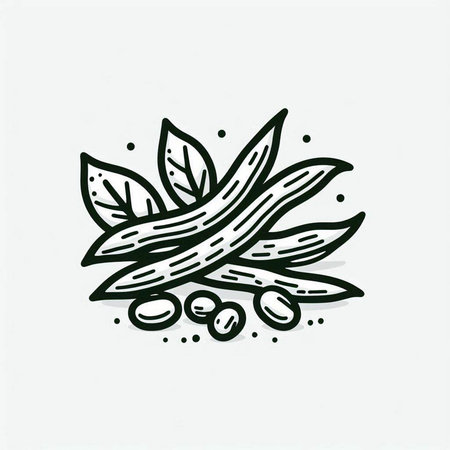 Businessman with a pencil in his hand. Vector line icon.