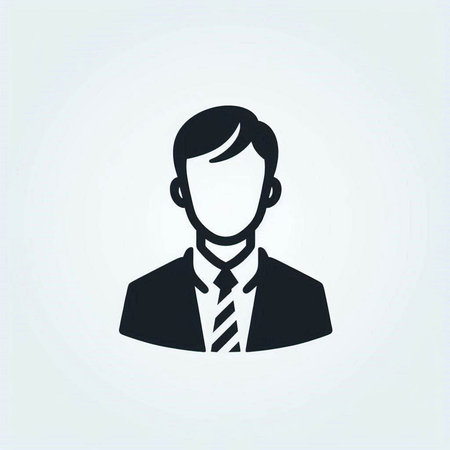 Businessman icon. Vector illustration. Flat design style eps 10