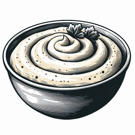 Coffee cup with ice cubes and straw. Vector illustration.の写真素材