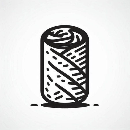 Vector illustration of a skein of thread on a light background.の写真素材