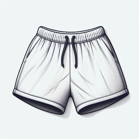 Men's boxer shorts isolated on a white background. Vector illustration.