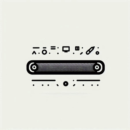 Music player icon, music player icon, music player icon, music player icon