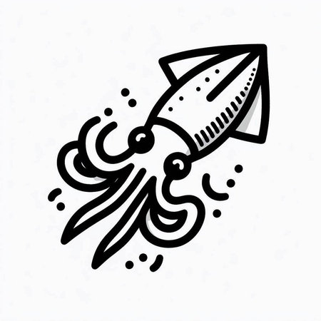 Vector illustration of a flying rocket. Hand drawn doodle style.