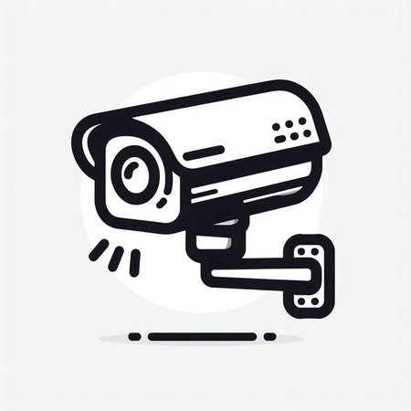 CCTV security camera icon. Security camera icon. Security camera vector icon
