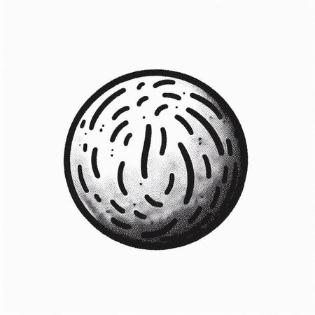 Retro engraving illustration of a planet. Isolated on white background.