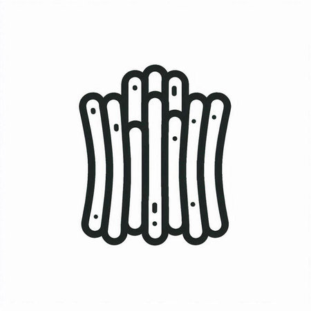 Sushi roll icon. Hand drawn sushi roll logo. Vector illustration