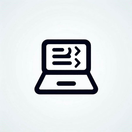 laptop icon vector, flat design best vector icon 10 eps