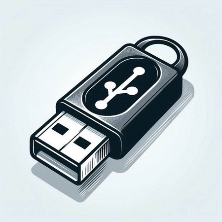 usb icon design, vector illustration eps10 graphic. EPS10