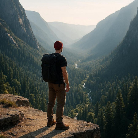 Hike in Yosemite National Park, California, United States of America