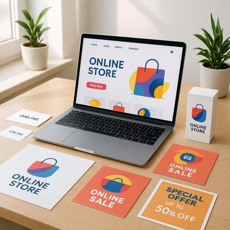 Shopping Online Shopaholics E-Commerce E-Shopping Concept