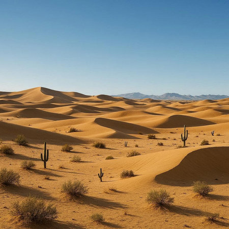 Desert sand dunes in Sossusvlei Namibia
