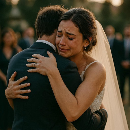 gorgeous wedding couple enjoys their wedding day in the old city