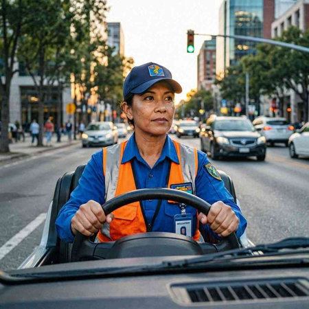 New York City taxi driver on the street