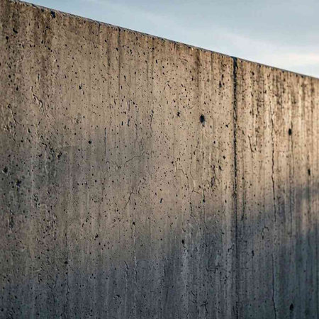 concrete wall with sunbeams in the background. High quality photo