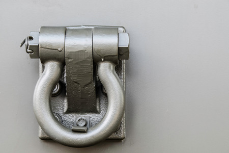 Trailer Rear tow hook for land transportation.の写真素材