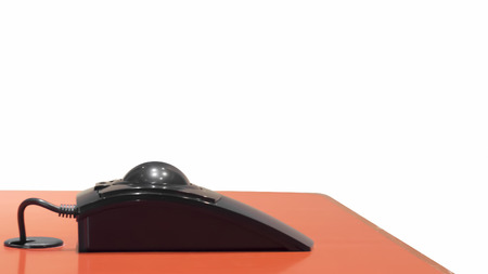Input Device with Black Computer Mouse.の写真素材