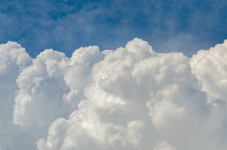 Beauty sky with clouds and sunlight in the day.の写真素材