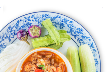 Spicy sauce, Thai food.の写真素材