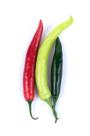 chili pepper isolated on a white background