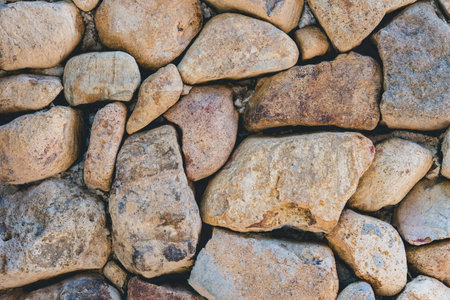 stone wall for backgroundの写真素材