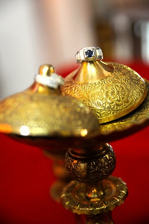 Men's wedding ringの写真素材