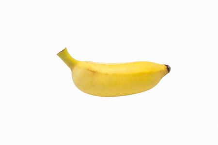 Cultivated Banana Thailand isolated white backgroundの写真素材