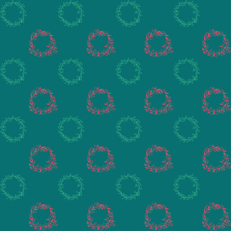 Hand drawn doodle vintage floral seamless pattern for scrapbooking, wallpapers and fabricのイラスト素材