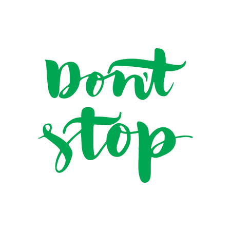 Hand drawn vector lettering. Motivating modern calligraphy home decor wall poster.のイラスト素材