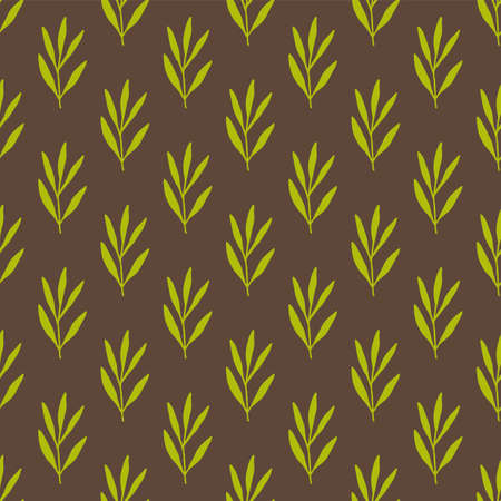 Vintage seamless pastel vector simple floral pattern.のイラスト素材