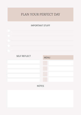 Planner for life and business, planner sheets, organizer for personal and work issuesのイラスト素材