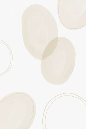 Abstract modern background. Hand drawn contemporary trendy illustrations. Posters, print, wall art, social media.の写真素材