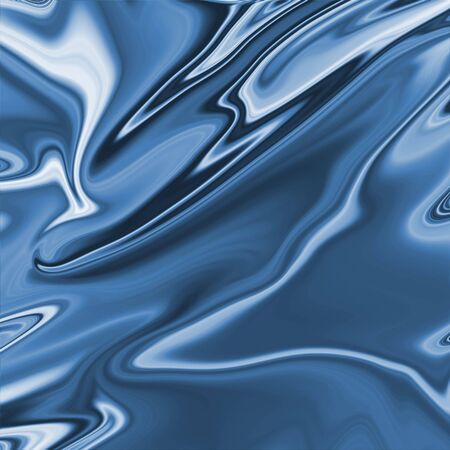 Blue Dense Liquid Surface Luxury Fabric Texture Graphic Backgroundの写真素材