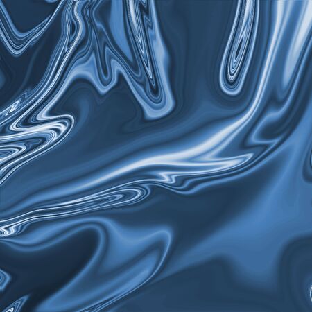 Blue Dense Liquid Surface Luxury Fabric Texture Graphic Backgroundの写真素材