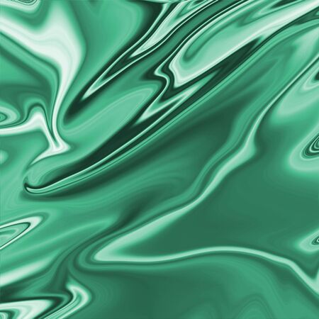 Green Dense Liquid Surface Luxury Fabric Texture Graphic Backgroundの写真素材