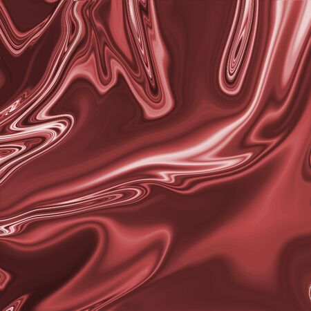 Red Dense Liquid Surface Luxury Fabric Texture Graphic Backgroundの写真素材