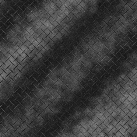 Black Diamond Plate Metallic Surface Glossy Texture Graphic Backgroundの写真素材