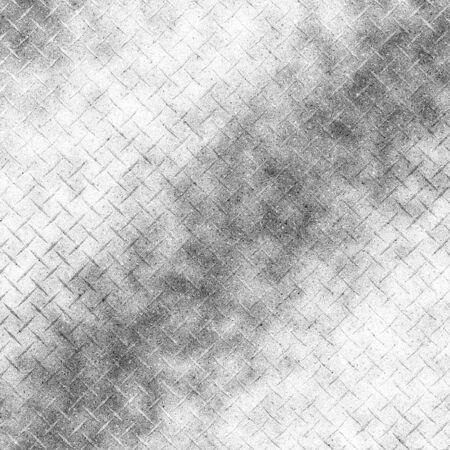 Silver Diamond Plate Metallic Surface Glossy Texture Graphic Backgroundの写真素材