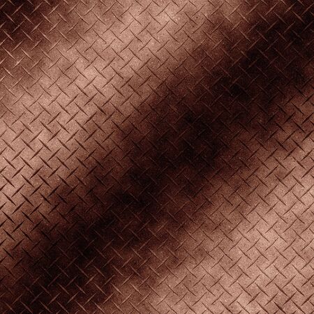 Rose Gold Diamond Plate Metallic Surface Glossy Texture Graphic Backgroundの写真素材