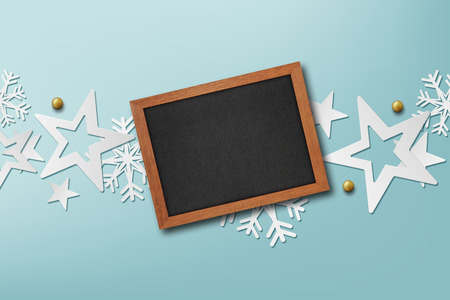 merry christmas and happy new year background with space for textの写真素材