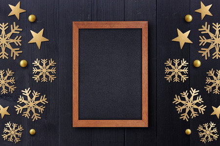 merry christmas and happy new year background with space for textの写真素材