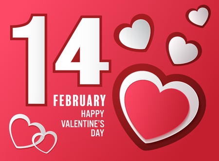 happy valentines day vector designのイラスト素材
